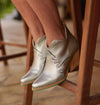 Atlantis Vegan Ankle Boots Silver - Limited Edition aperfectjane